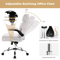 Giantex Gaming Office Chair w/Adjustable Height & Tilt Angle, Ergonomic Computer Chair (Beige)