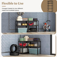 5-Tier Heavy Duty Metal Shelving Unit Adjustable Garage Storage Utility Shelves