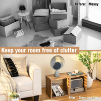 Giantex Stackable 2-Tier Storage Cube, Home Cubby Organize