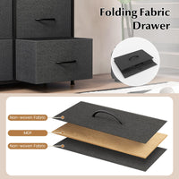 Fabric Dresser for Bedroom, Clothes Storage Organizer with 8 Drawers