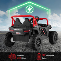 12V Kids Ride on Car, Battery Powered UTV Kids Truck w/Parental Remote, Spring Suspension Electric Vehicle for 3+