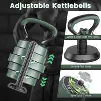 20 kg Adjustable Weight Dumbbell Set with 4 Modes for Home Gym Fitness Exercise