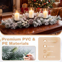 72 cm Foldable Christmas Centerpiece 3 Candle Holder