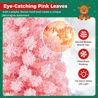 120 cm Pre-lit Potted Artificial Christmas Tree w/ 100 Warm White LED Lights