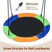 100 cm Flying Saucer Tree Swing for Kids, Play Swing