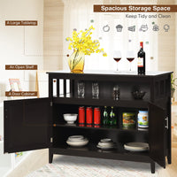 Giantex Kitchen Storage Cabinet, Floor Sideboard Buffet w/Cabinets