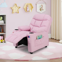 Kids Recliner Chair with Cup Holder