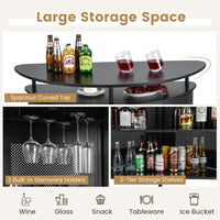 Giantex Industrial Home Bar Unit, 4-Tier Bar Table