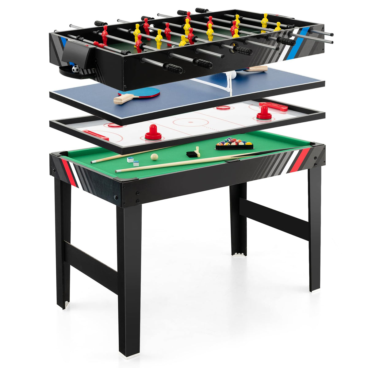 Multi Game Soccer Table Set/Foosball Table