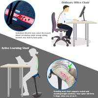 Wobble Stool, Tilting Balance Chair, 360° Swivel, Standing Desk Chair, for Active Leaning Sitting