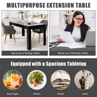 Giantex 160 CM Extension Dining Table