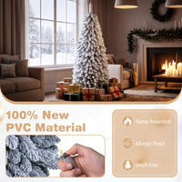 180/210cm Pop up Christmas Tree with Snowy Branch Tips