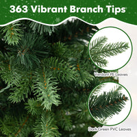 90cm Pre-Lit Artificial Christmas Tree with 50 LED Lights