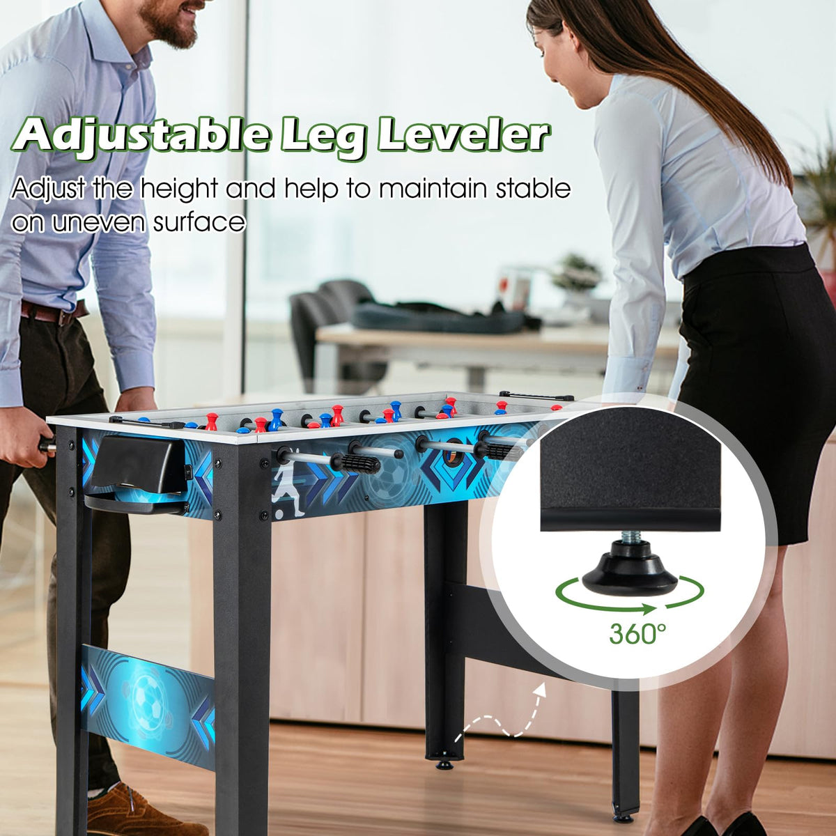 Giantex Foosball Table, 37.5" Foosball Table Adult Size