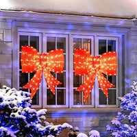 93 CM Lighted Christmas Bow Decoration