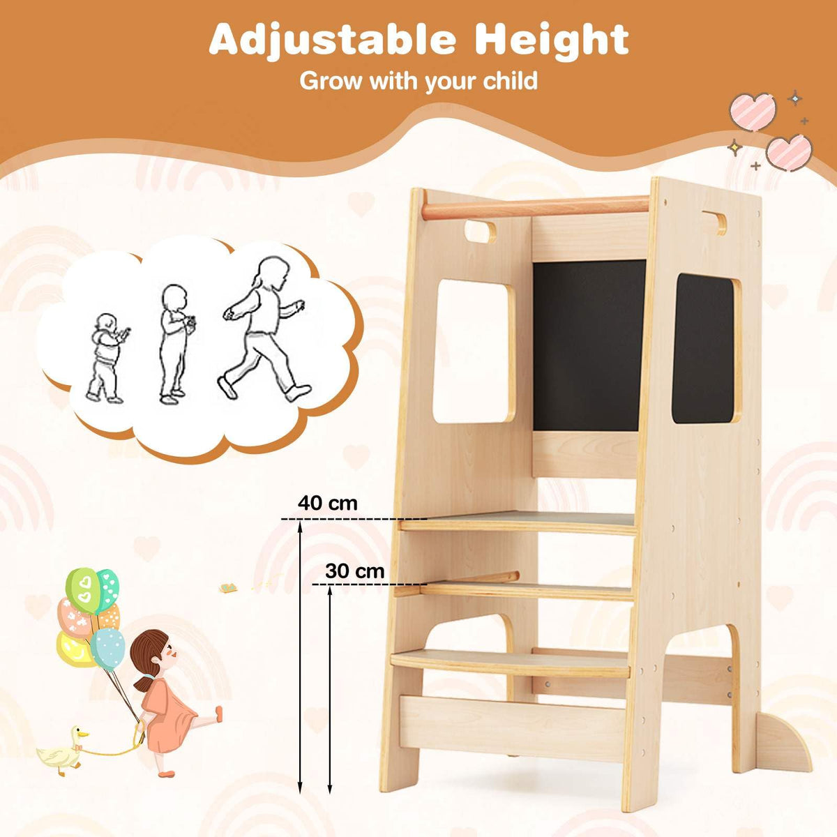 Toddler Kitchen Step Stool