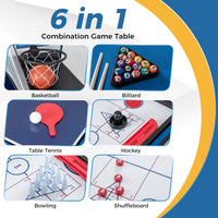 Giantex 6 in 1 Multi Game Table, Combo Game Table