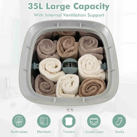 35L Large Towel Warmer Bucket with 20-90Min Timer and 2-5H Drying Mode