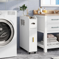 Giantex Narrow Slim Bathroom Storage Cabinet 16 CM with Slide Out Drawer