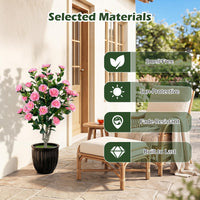 100cm Artificial Camellia Tree for Home Office or Porch Decoration