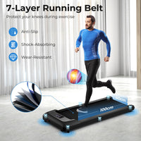 Under Desk Treadmill with Remote Control and LED Display for Home and Office