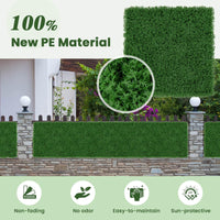 12 Pieces 51 x 51cm Artificial Grass Wall Panels Faux Green Moss Panels