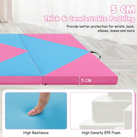 117 x 60 x 20 cm Gymnastics Mat, 4-fold Tumbling Mat