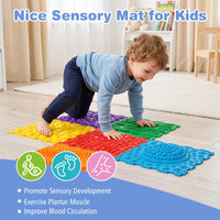 6 PCS Sensory Mats for Kids with Rich Colors for Children Aged 3+ Years Old
