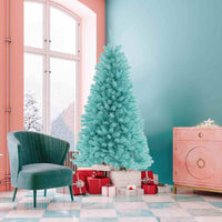1.8M Blue Artificial Christmas Tree with 758 Lush Branch Tips