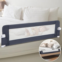 152cm x 42cm Foldable Swing Down Baby Bed Guard Rail