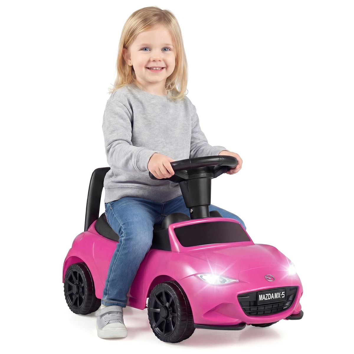 Toddler Ride on Toy, Foot to Floor Kid Sliding Car with Under-Seat Storage