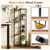 6-Tier Plant Stand with Fan-Shaped Shelves for Flower Pots