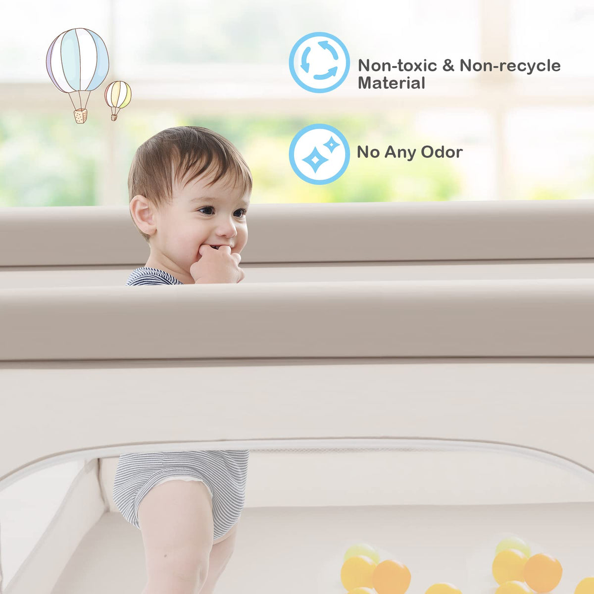 Kids Safety Play Yard Activity Center for Infants