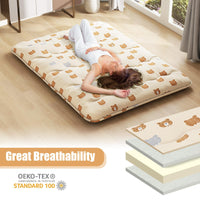 Roll up Mattress Floor Lounger Bed Foldable Tatami Mat Portable Sleeping Pad