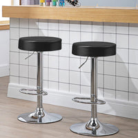 Bar stool, Pub Swivel Barstool Height Adjustable Pub Chairs, Counter Height Bar Stool W/ PU leather