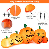 2.3M Halloween Inflatable Pumpkin Patch for Indoor Outdoor