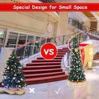 2.1M Christmas Tree, Fir Pencil Artificial Tree