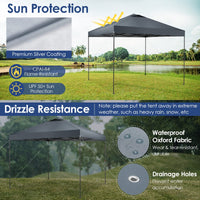 3m x 3m Height-Adjustable & Tiltable Pop-up Canopy with Carry Bag