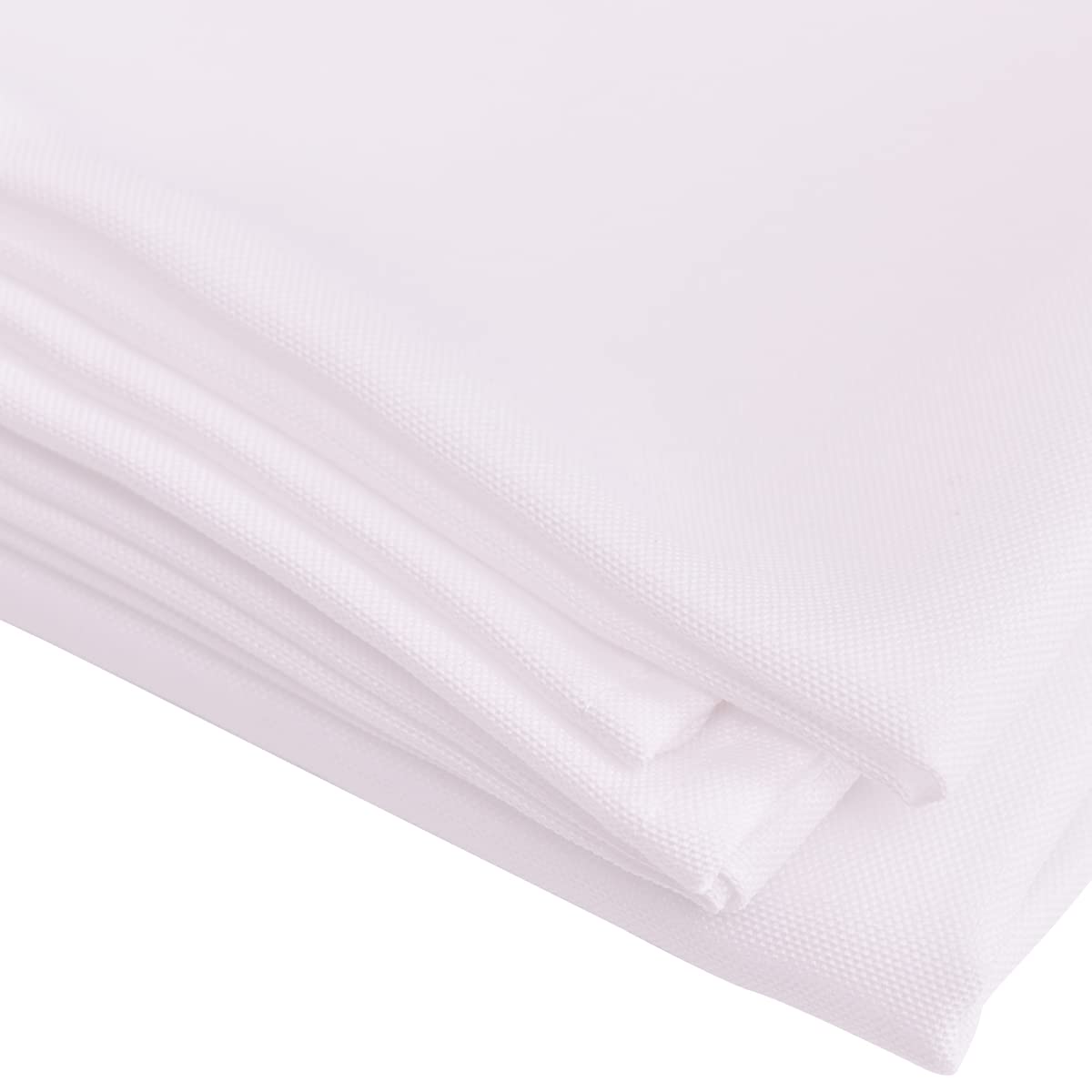 Giantex 10 Pcs Round White Tablecloth 230 cm