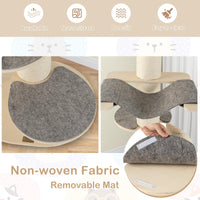 4-Story Cat House for Multiple Cats 112 cm Elevated Cat Cave Bed