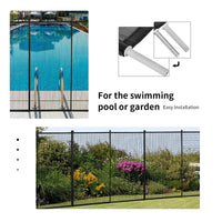 Mesh Swimming Pool Safety Fence with Spring-Loaded Safety Latch System