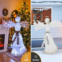 LED Christmas Light, Pre-lit Lighted 3D Angel