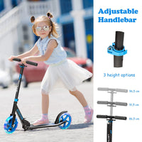 Folding Kick Push Scooter with Flashing LED Wheels