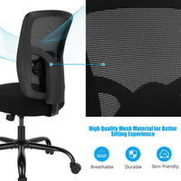 Giantex 400 LBS Big & Tall Mesh Office Chair, Ergonomic Executive Chair w/Lumbar Support