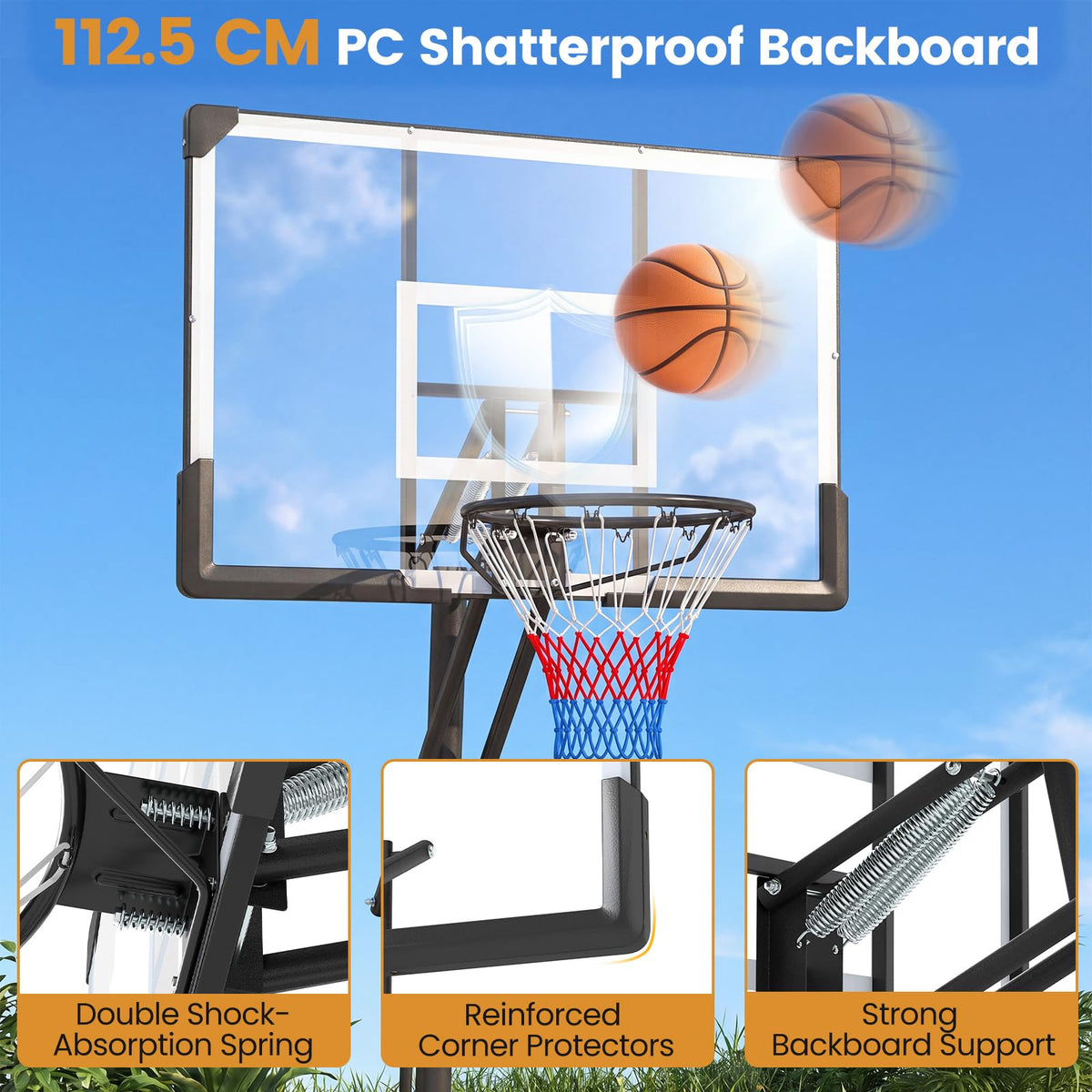 Portable Outdoor Basketball Hoop