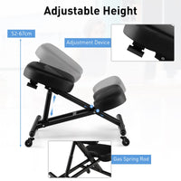 Giantex Ergonomic Kneeling Chair, Height Adjustable Kneeling Stool