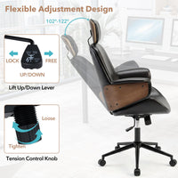 Ergonomic Office Chair with Headrest and Adjustable Height