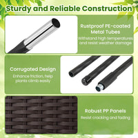 Raised Garden Bed w/ Lattice Trellis