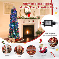 2.1M Artificial Xmas Tree with Colorful Fiber Optics for Xmas
