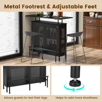 Giantex 4-Tier Home Bar Unit, Home Bar Cabinet
